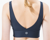 easyoga Lespiro Gather Cropped Tank - T06 Dark Ink Blue