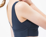 easyoga Lespiro Gather Cropped Tank - T06 Dark Ink Blue