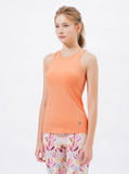 easyoga LA-VEDA Double Strap X Tank - O05 Melon