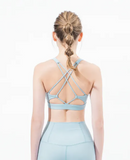 easyoga LESPIRO Rhombus Bra2 - B19 Blue Cloud