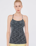 easyoga LA-VEDA Freedom Tank - D59 Layer Gray Stripe