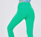 easyoga LA-VEDA Chummy Core Tights - G2 Green