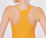 easyoga LA-VEDA One Shoulder Curve Tank - O13 Fanta Orange