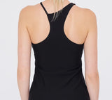 easyoga LA-VEDA One Shoulder Curve Tank - L1 Black