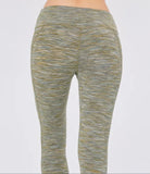 easyoga LA-VEDA Conflux Tights - D65 Grass Stripe