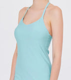 easyoga LA-VEDA Simple X Tank - B32 Porcelain Blue