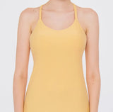 easyoga LA-VEDA Simple X Tank - O12 Grapefruit Orange