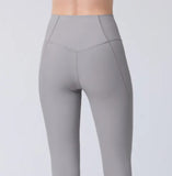 easyoga LA-VEDA Affluent Core Tights - A16 Mist Gray
