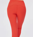 easyoga Lespiro Bubbles Mid-Rise Tights - R21 Berry Red