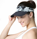 easyoga LESPIRO Visor - F04 Gray Flower Print