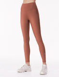 easyoga LA-VEDA Chummy Core Tights5 - R37 Cedar Red