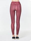 easyoga LA-VEDA Eveness Core Leggings - FE3 Twilight Burgundy