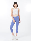 easyoga LA-VEDA Twiggy Core Capris6 - P02 Blue Purple