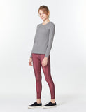 easyoga LA-VEDA Eveness Core Leggings - FE3 Twilight Burgundy