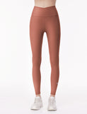 easyoga LA-VEDA Stress Free High Rise Tights - R37 Cedar Red