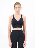 easyoga LESPIRO Charming Cropped Tank - Black