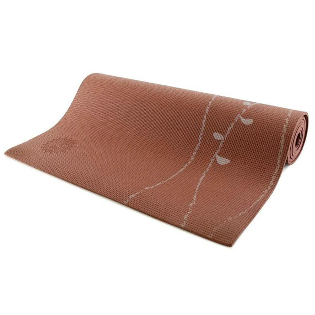 easyoga Premium Nadi Vine Yoga Mat - C5 Coffee Red