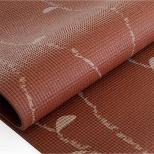 easyoga Premium Nadi Vine Yoga Mat - C5 Coffee Red