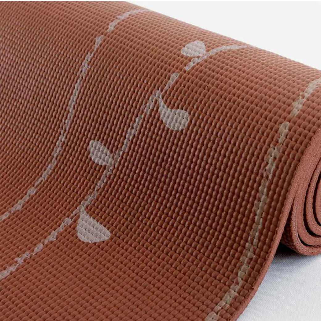 easyoga Premium Nadi Vine Yoga Mat - C5 Coffee Red