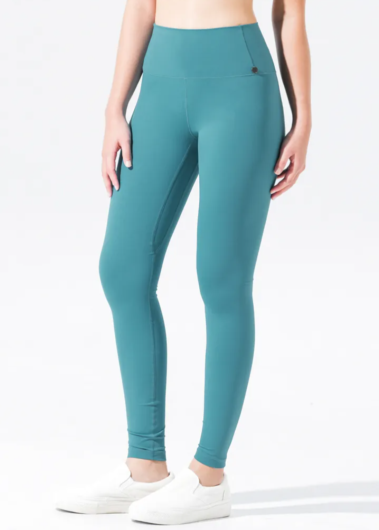 easyoga LA-VEDA Ribbing Tights - G29 Pale Green