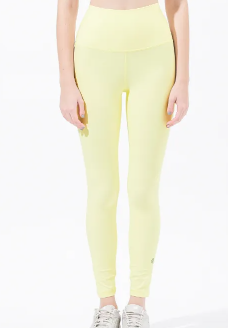 easyoga Lespiro Spirit Tights4 - Y11 Light Lemon