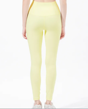 easyoga Lespiro Spirit Tights4 - Y11 Light Lemon