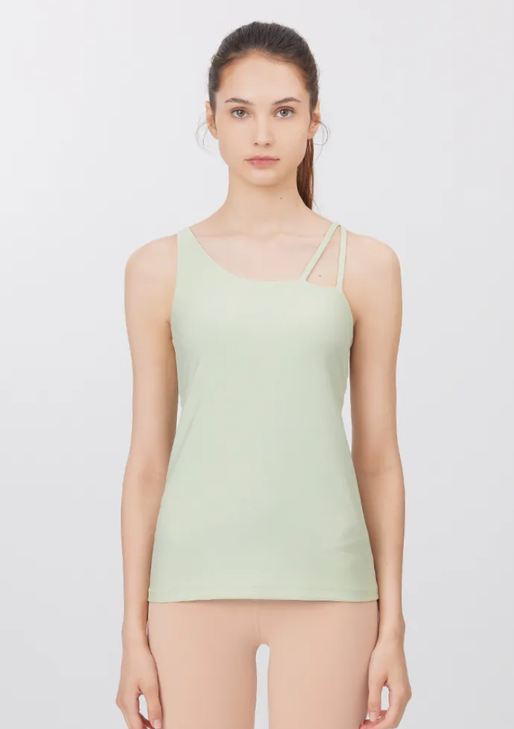 easyoga LA-VEDA Lux XX-Back Tank6 - O6 Pink Beige – YogaAum