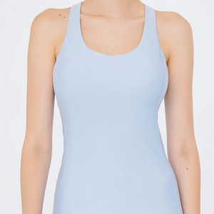 easyoga LA-VEDA Lavish Tank - A14 Light Gray Blue