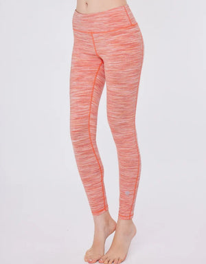 easyoga LA-VEDA Conflux Tights - D66 Honeydew Stripe