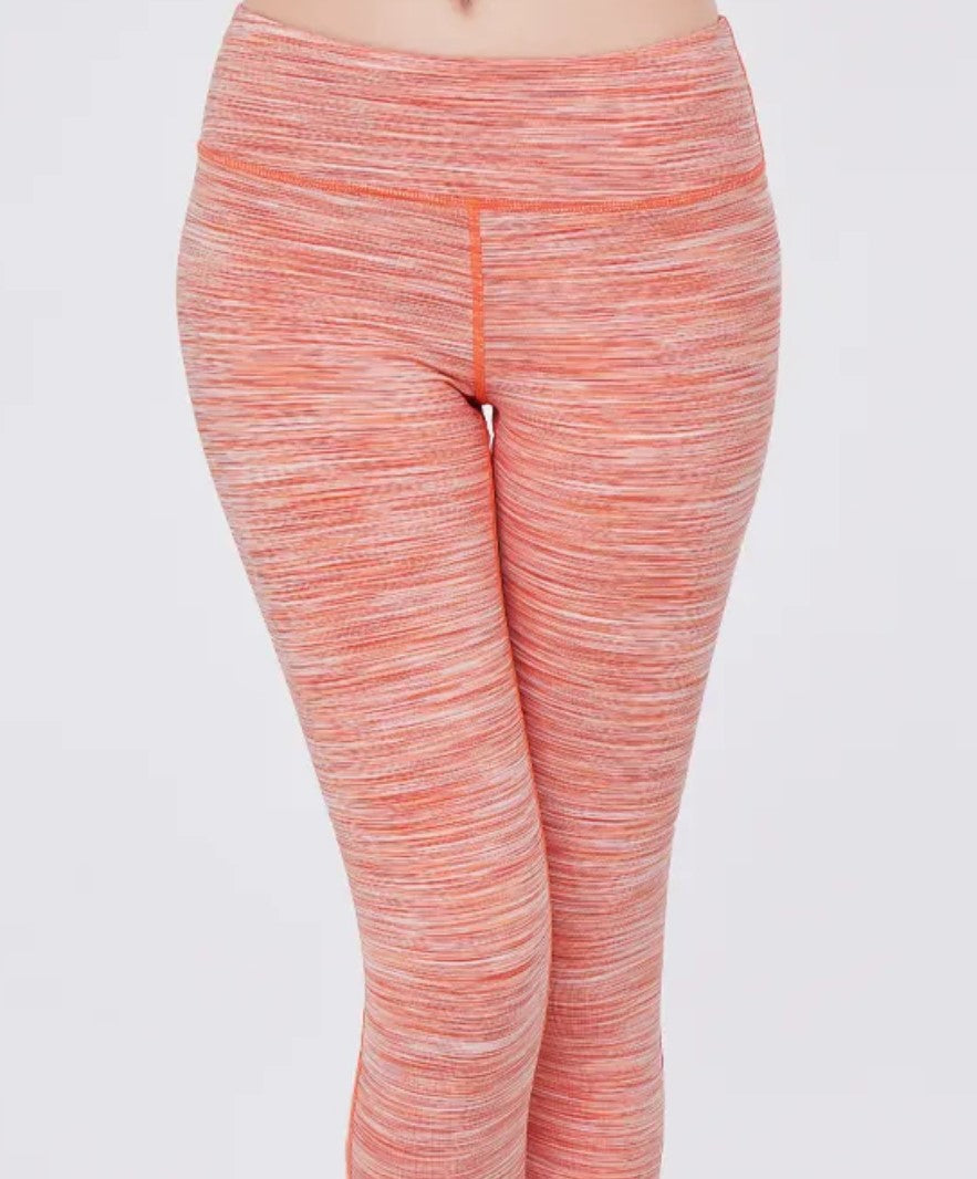 easyoga LA-VEDA Conflux Tights - D66 Honeydew Stripe