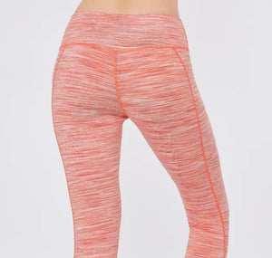 easyoga LA-VEDA Conflux Tights - D66 Honeydew Stripe