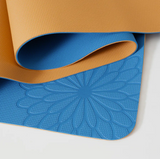 easyoga Premium Eco-care Yoga Mat Plus V.2 - Y04 Yellow Blue