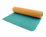 easyoga Premium Eco-care Yoga Mat Plus V.2 - G40 Green Mine Yellow