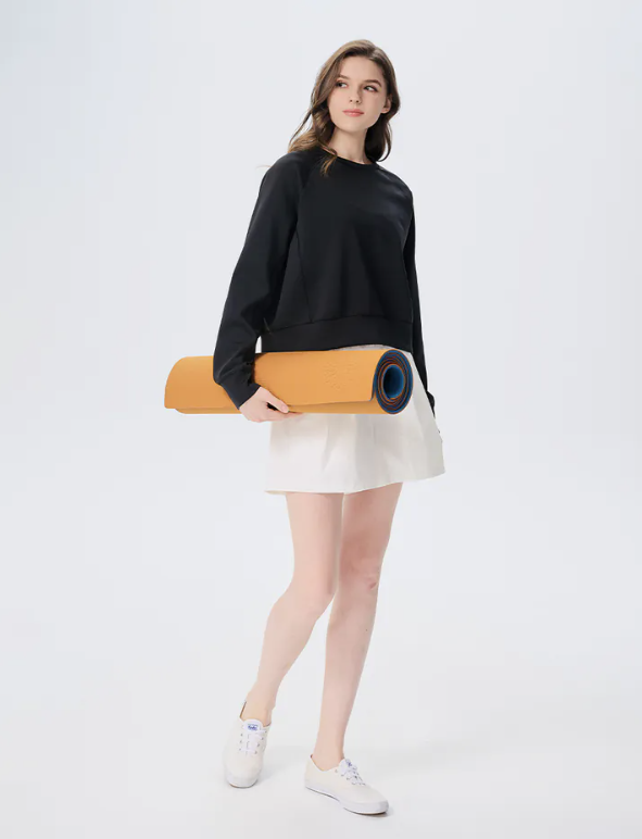 easyoga Premium Eco-care Yoga Mat Plus V.2 - Y04 Yellow Blue