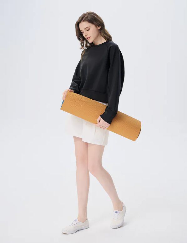 easyoga Premium Eco-care Yoga Mat Plus V.2 - G40 Green Mine Yellow