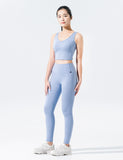 easyoga LA-VEDA Airbrush Cropped Tank - B39 Baby Blue