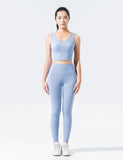 easyoga LA-VEDA Airbrush Cropped Tank - B39 Baby Blue