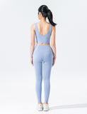 easyoga LA-VEDA Airbrush Cropped Tank - B39 Baby Blue