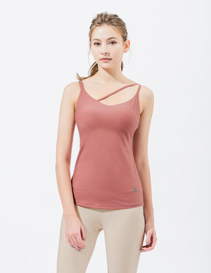 easyoga LA-VEDA  Asymmetric Tank  - R39 Ann Red