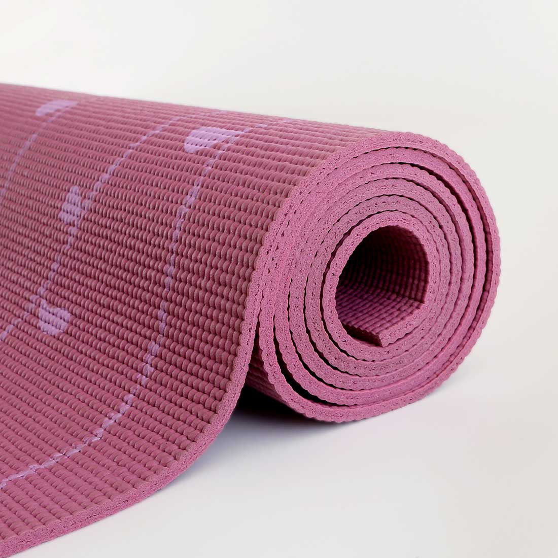 easyoga Premium Nadi Vine Yoga Mat - P3 Light Purple