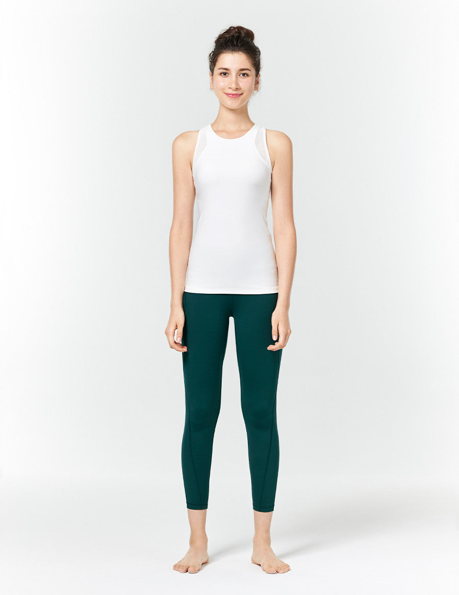 easyoga LA-VEDA Upright Cropped Tight3 - G7 Blackish Green