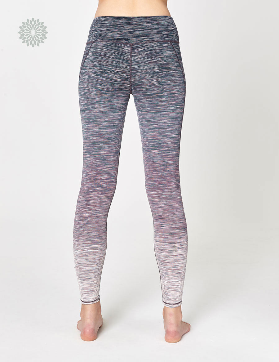 easyoga LA-VEDA Conflux Tights2 - D60 Layer Pinky/Gray Stripe