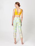 easyoga LA-VEDA Mover Cropped Tights - FA2 Swaying Plants