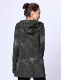 easyoga LA-VEDA Belief in HER Hooded  Jacket - F75 Galaxy Night
