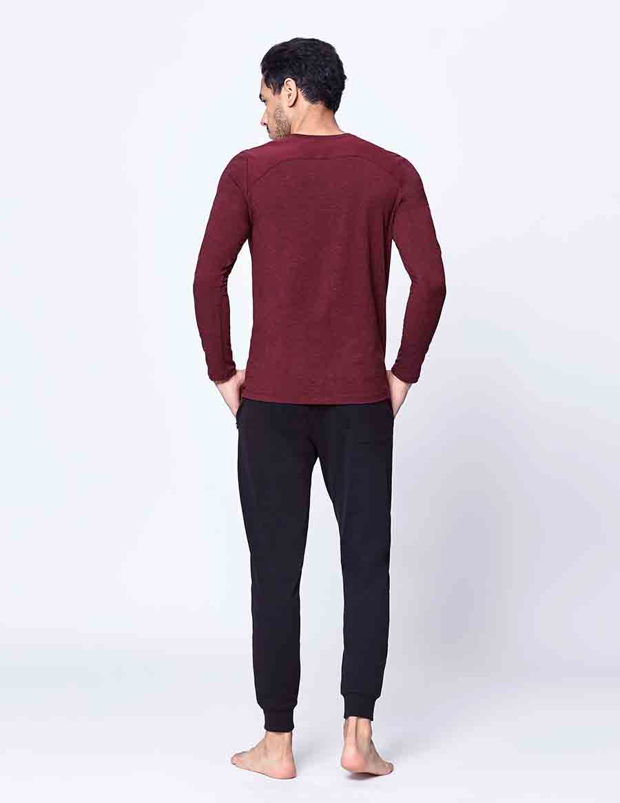 easyoga LA-VEDA Multipro Men's Reactive  Long Sleeve - M27 M-Purple Red