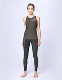 easyoga LA-VEDA Ethereal Look Me Up  Tank - A7 I-Gray