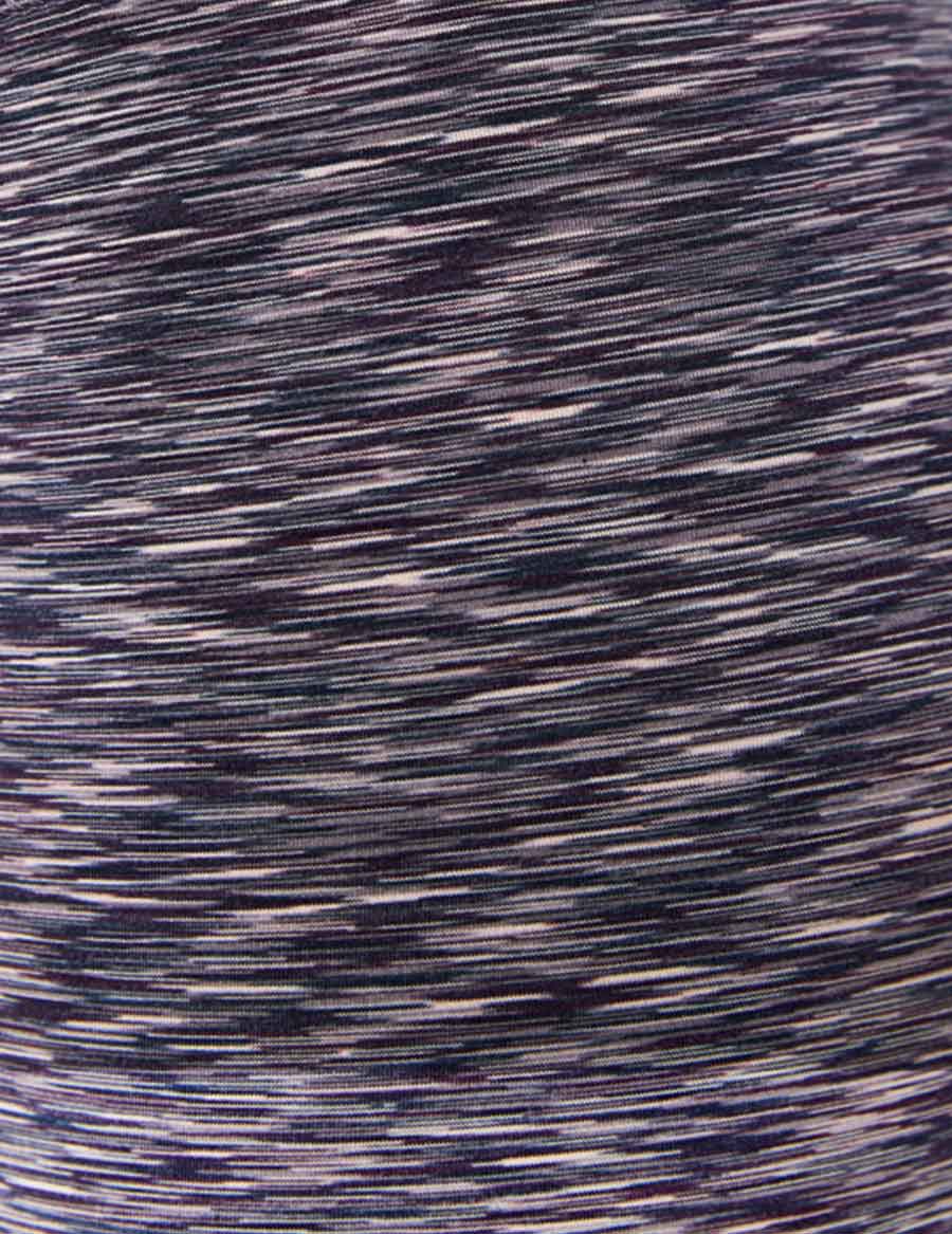 easyoga LESPIRO Glossy Slim Tights1 - D61 Navy Purple Stripe
