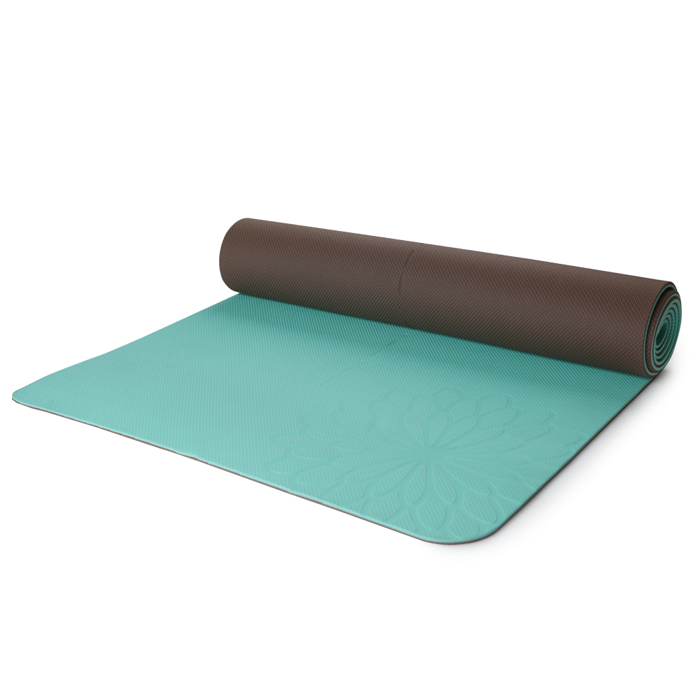 easyoga Premium Eco-care Yoga Mat Plus - C2 Brown/Green