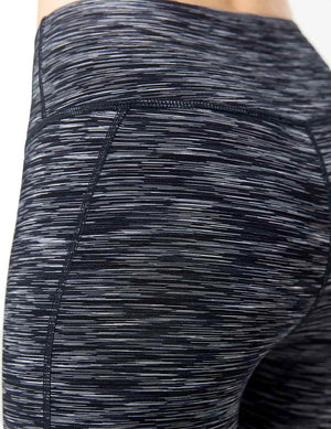 easyoga LA-VEDA Conflux Tights3 - D51 Gray White Black Stripe