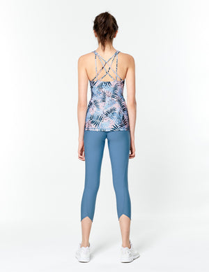 easyoga LESPIRO Under Starry Skies Tank - FC9 Jungle Party Blue